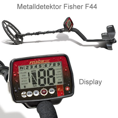 Metalldetektor Fisher F44
