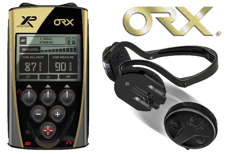 Metalldetektor XP ORX Komplettset mit Funkkopfhörer WSA und elliptischer 24x13cm Spule & XP Rucksack als Gratiszugabe